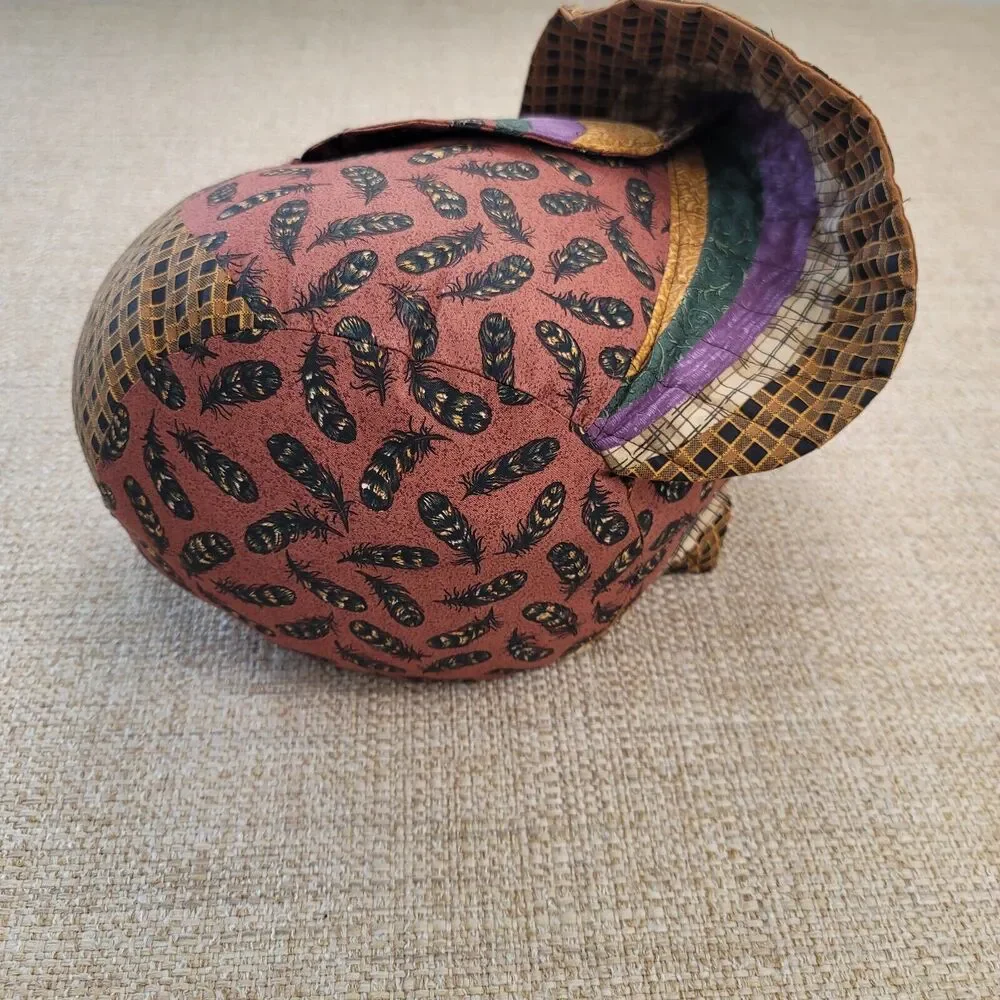 Stuffed Fabric Turkey Centerpiece Thanksgiving Fall Autumn Decor Farmhouse Plush